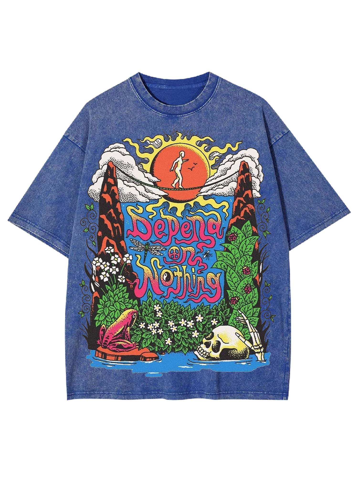Depend On Nothing Washed Tshirt