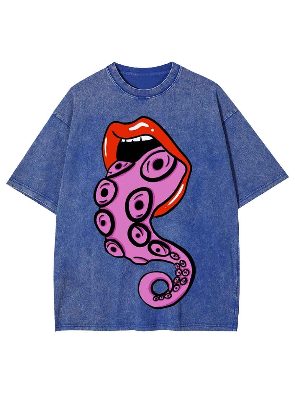 Octopus Tongue Washed Tshirt
