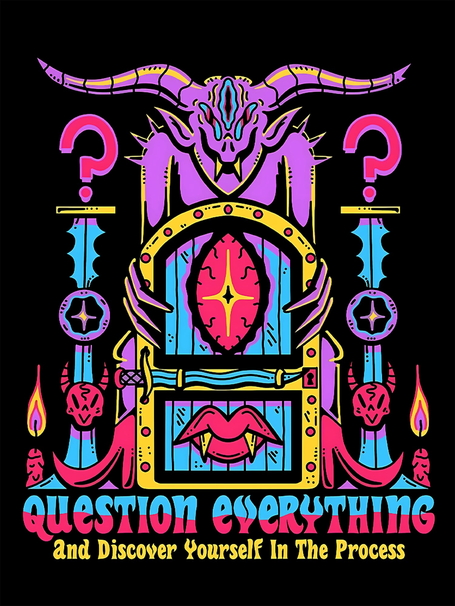 Discover Youself Washed Tshirt-ClassyOutlaw