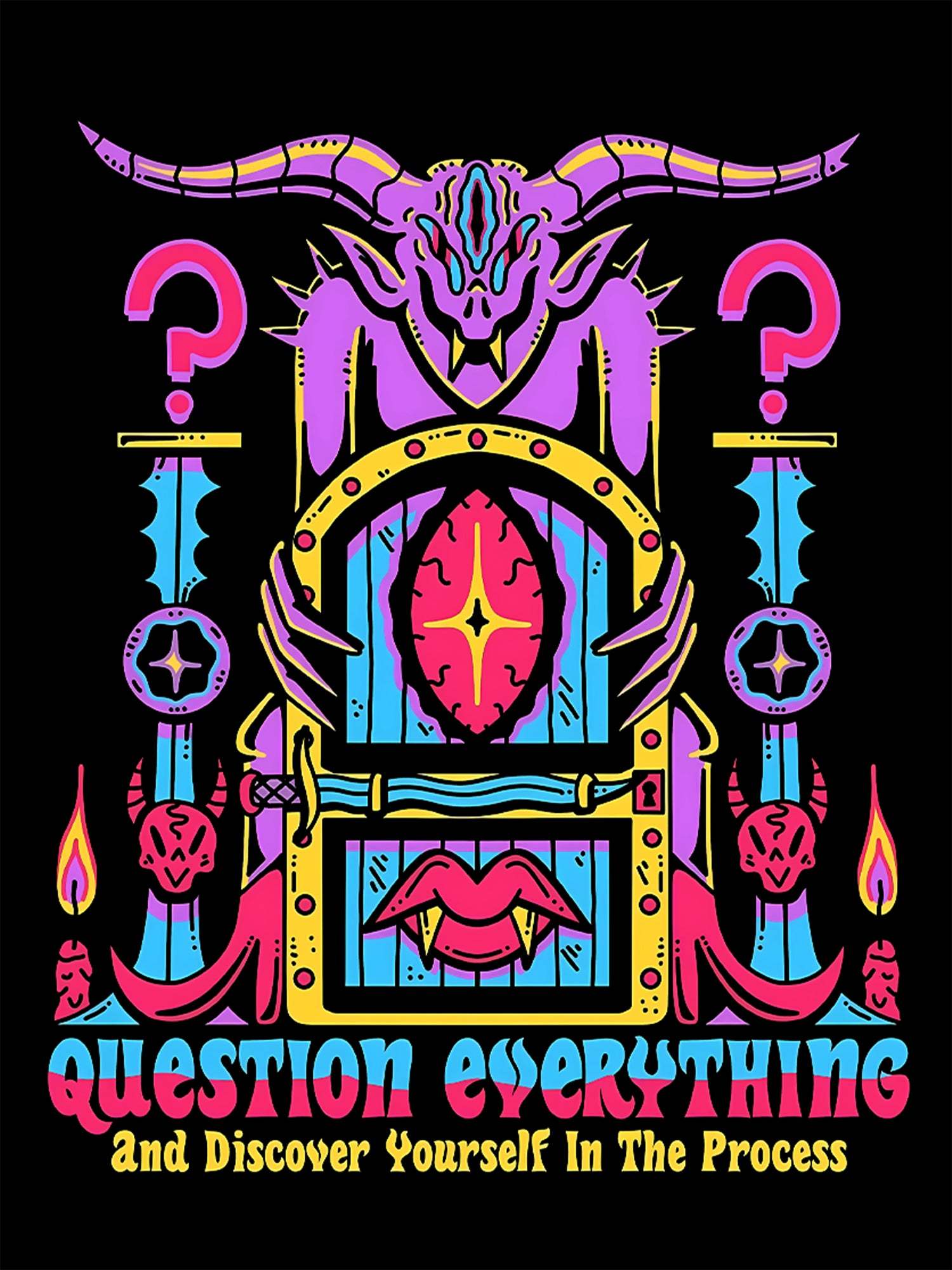 Discover Youself Washed Tshirt-ClassyOutlaw