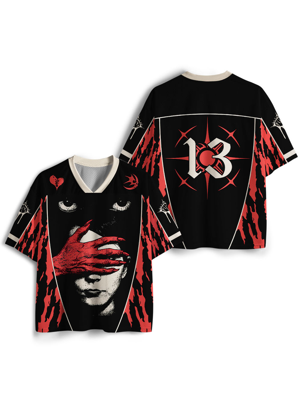 The devil blinds the eyes Mesh Jersey