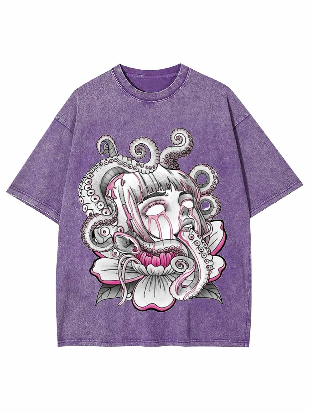 Tentacle Flower Dream Washed Tshirt