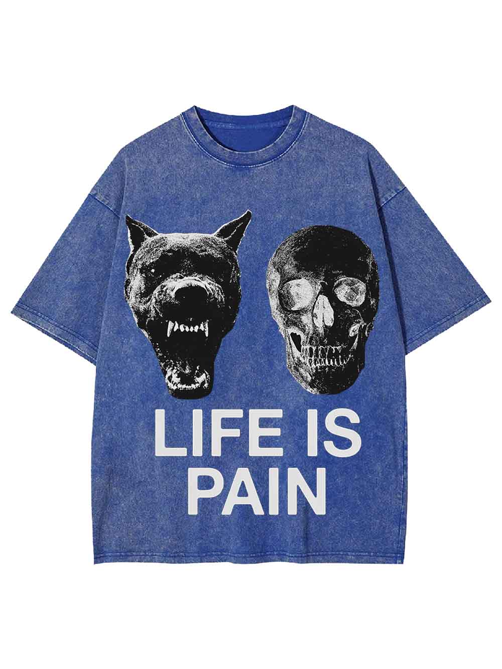 LIFE IS PAIN WASHED TSHIRT