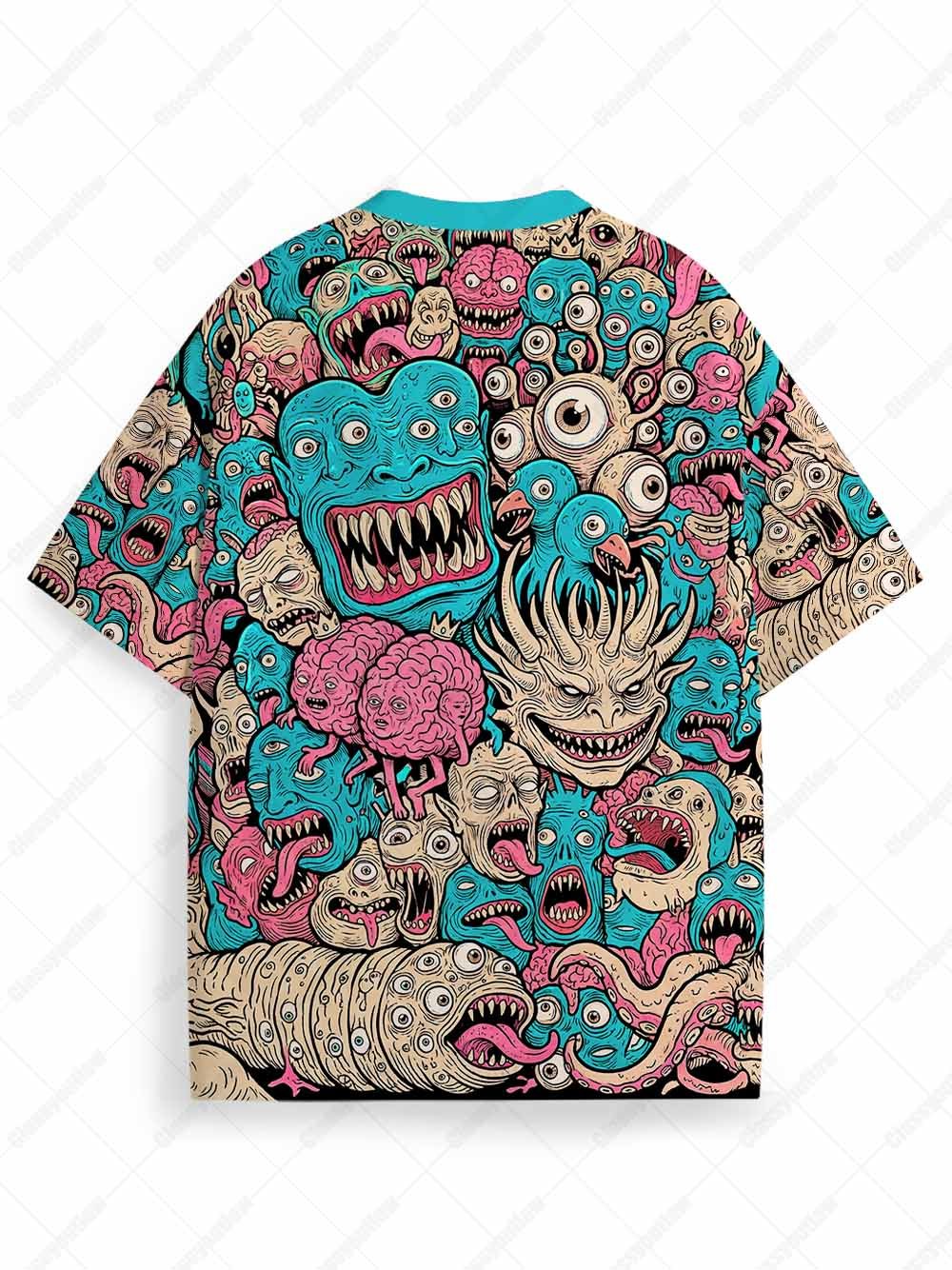 Psycho Carnival Eco Oversized Graphic Tees