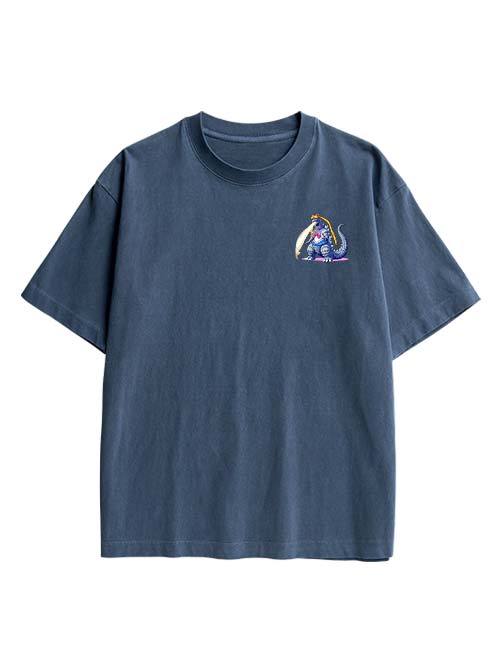Sailor Godzilla Double Sided Print Washed TShirt