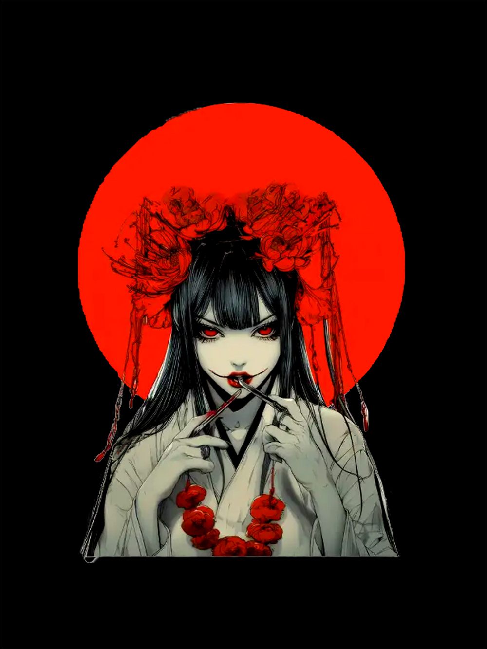 Crimson Enchantress Washed Tshirt