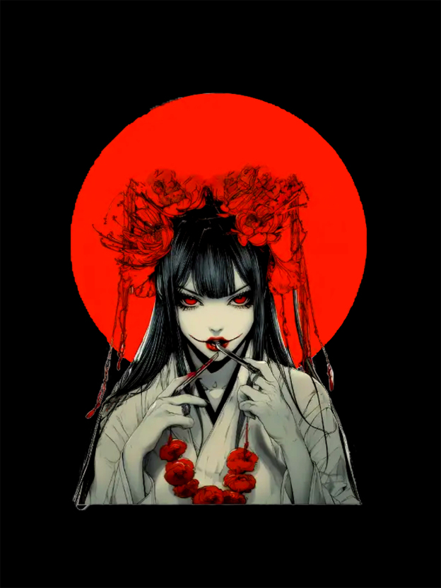 Crimson Enchantress Washed Tshirt