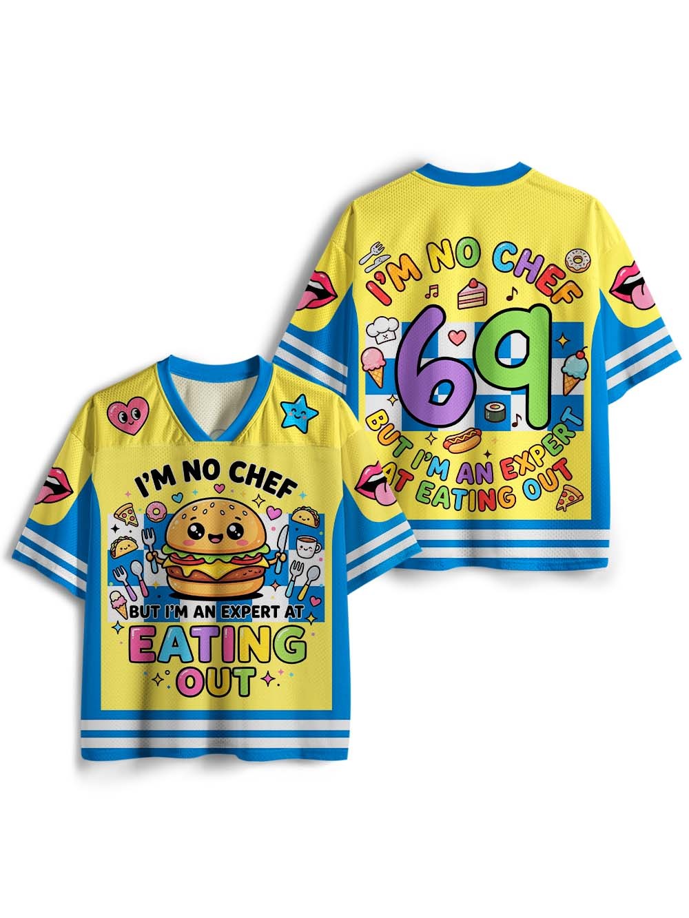Kawaii Burger Mesh Jersey