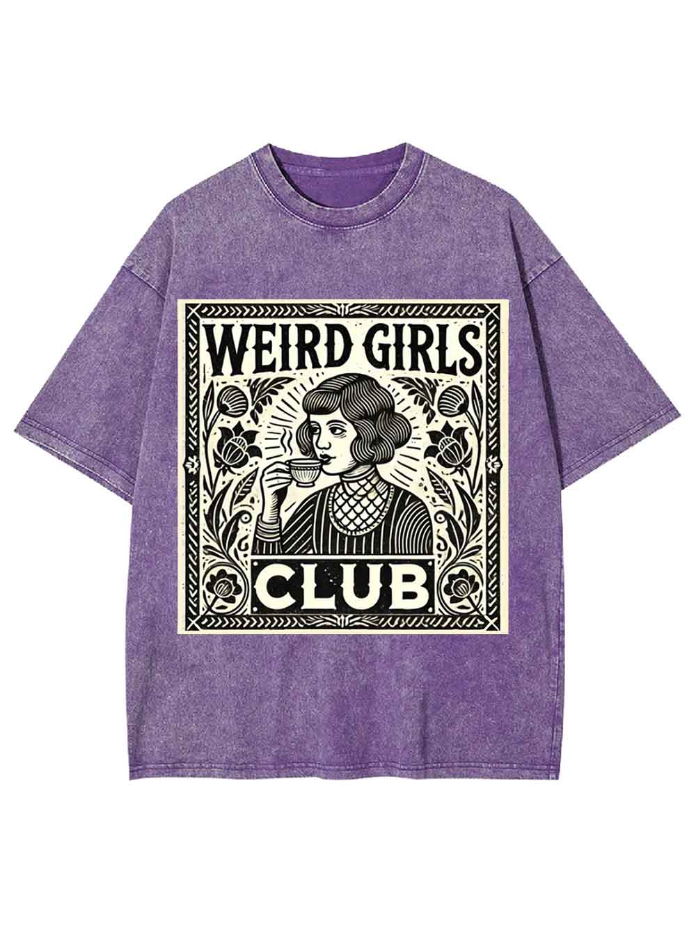 WEIRD GIRLS CLUB WASHED TSHIRT
