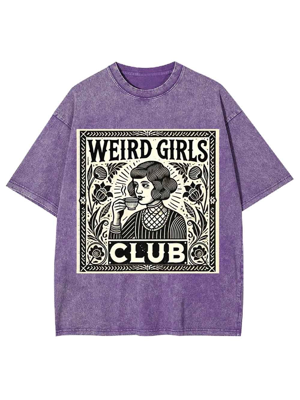 WEIRD GIRLS CLUB WASHED TSHIRT