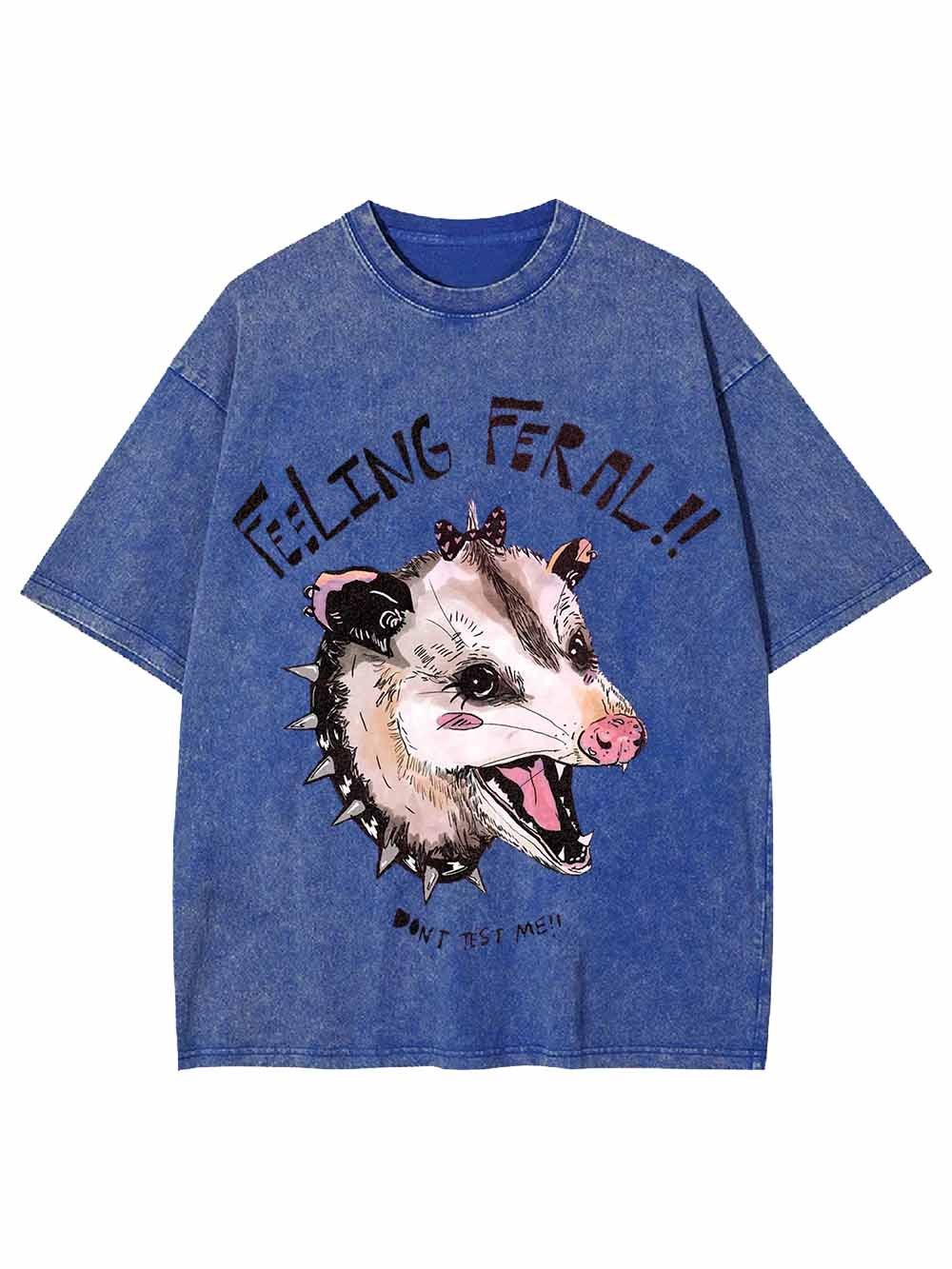 FEELING  FEROCIOUS WASHED TSHIRT