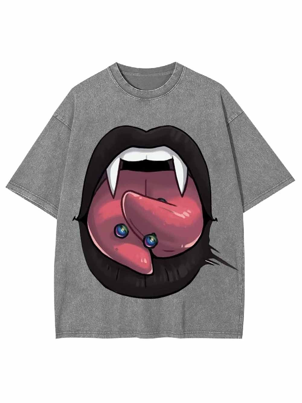 VAMPIRE TONGUE WASHED TSHIRT