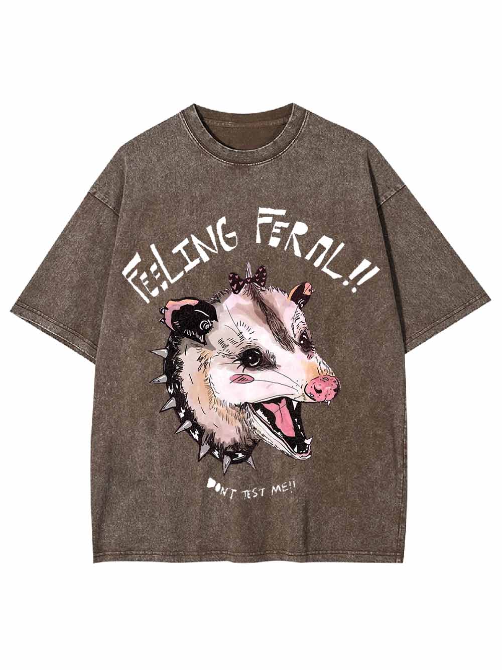 FEELING  FEROCIOUS WASHED TSHIRT