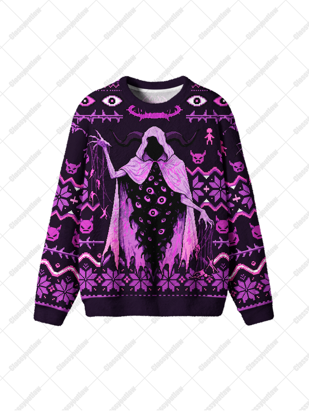 PUPPET DEMON UGLY CHRISTMAS SWEATSHIRT