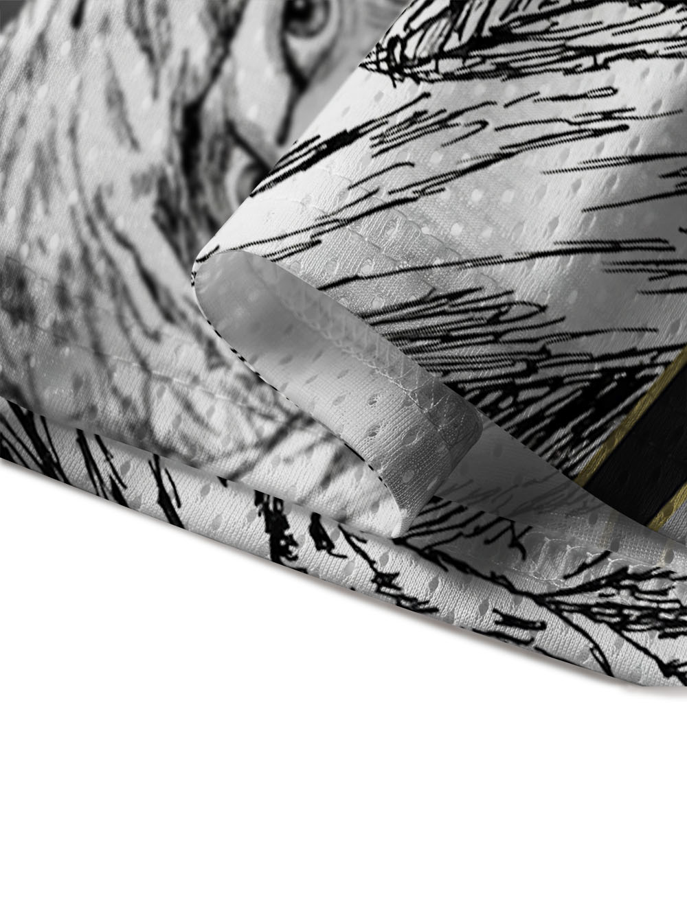 The Despairing Girl with Many Eyes Mesh Jersey