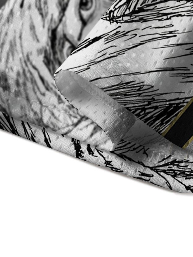 The Despairing Girl with Many Eyes Mesh Jersey