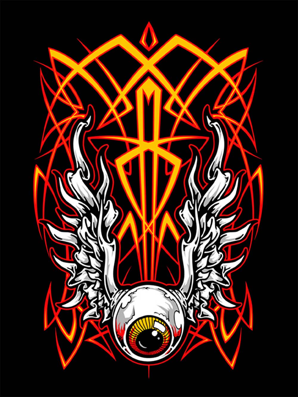 Winged Eye Emblem Washed Tshirt