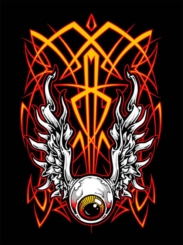 Winged Eye Emblem Washed Tshirt
