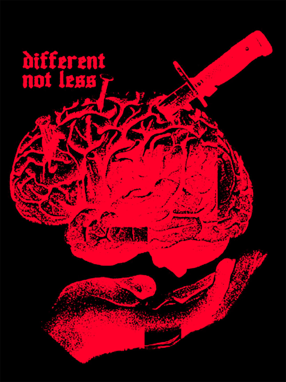 Different Not Less Washed Tshirt
