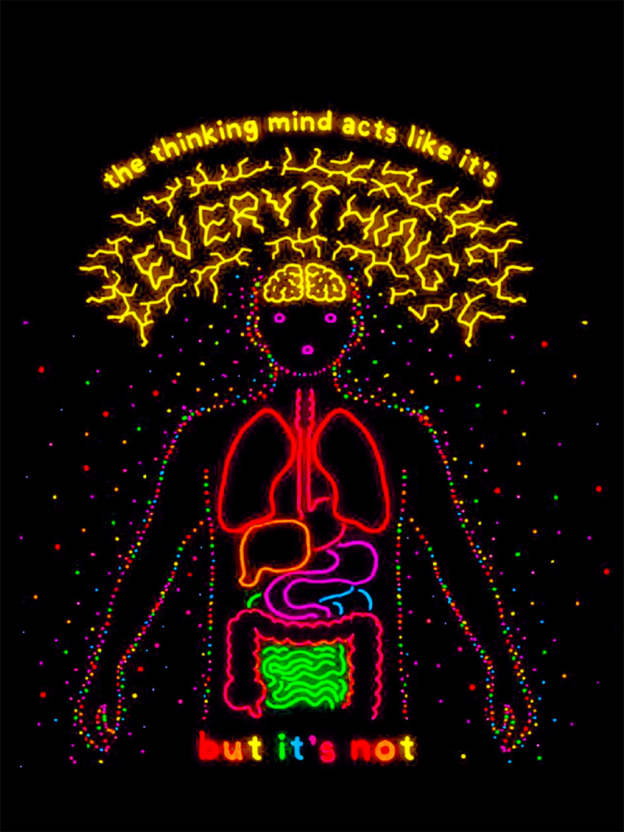 The Thinking Mind Acts Like It's Washed Tshirt