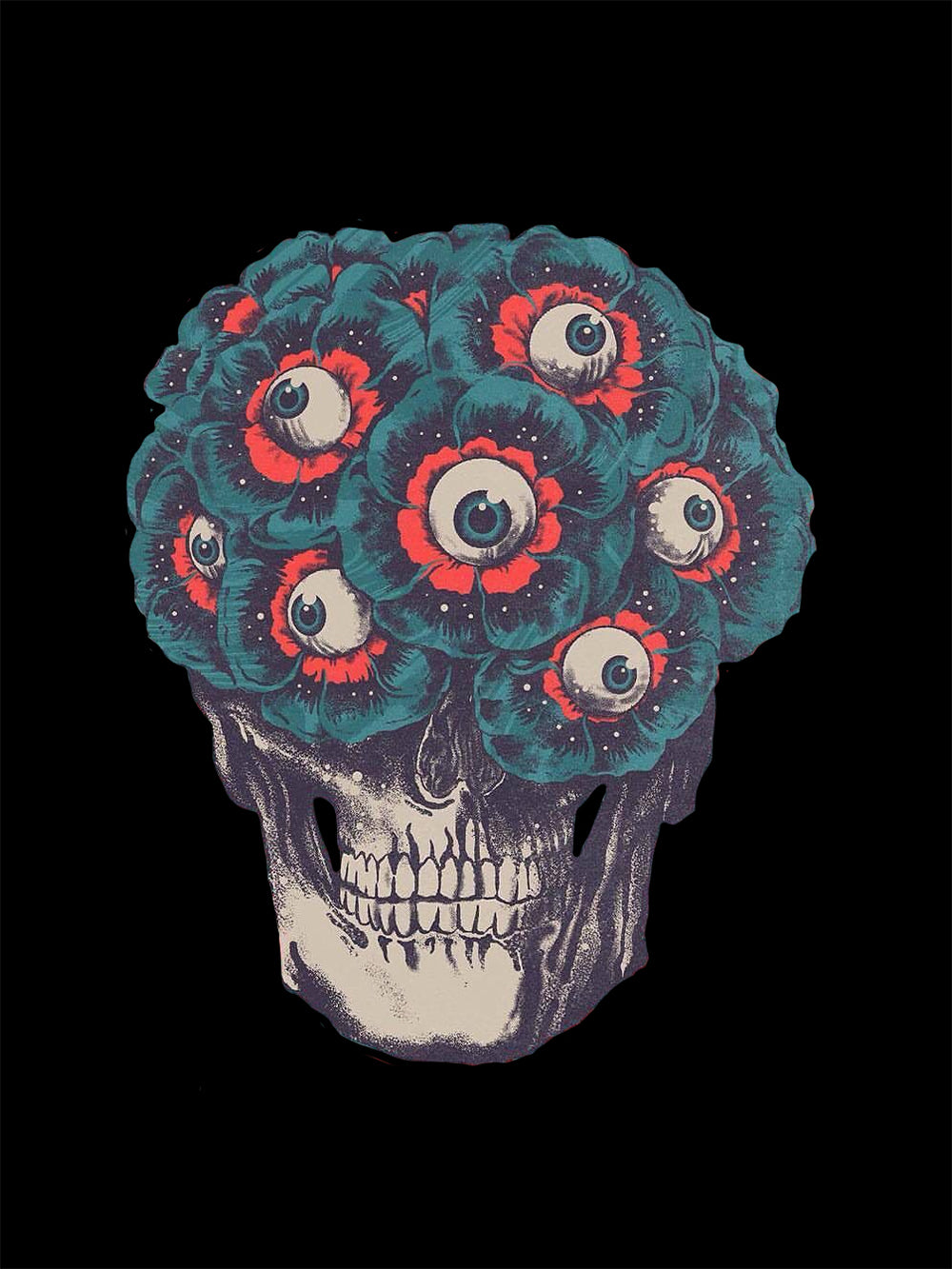 Blooming Gaze Washed Tshirt