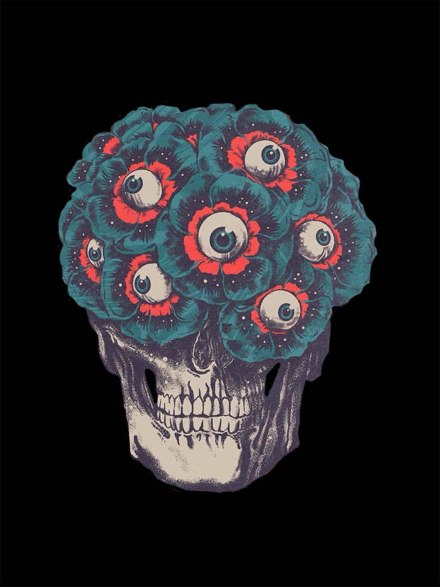 Blooming Gaze Washed Tshirt