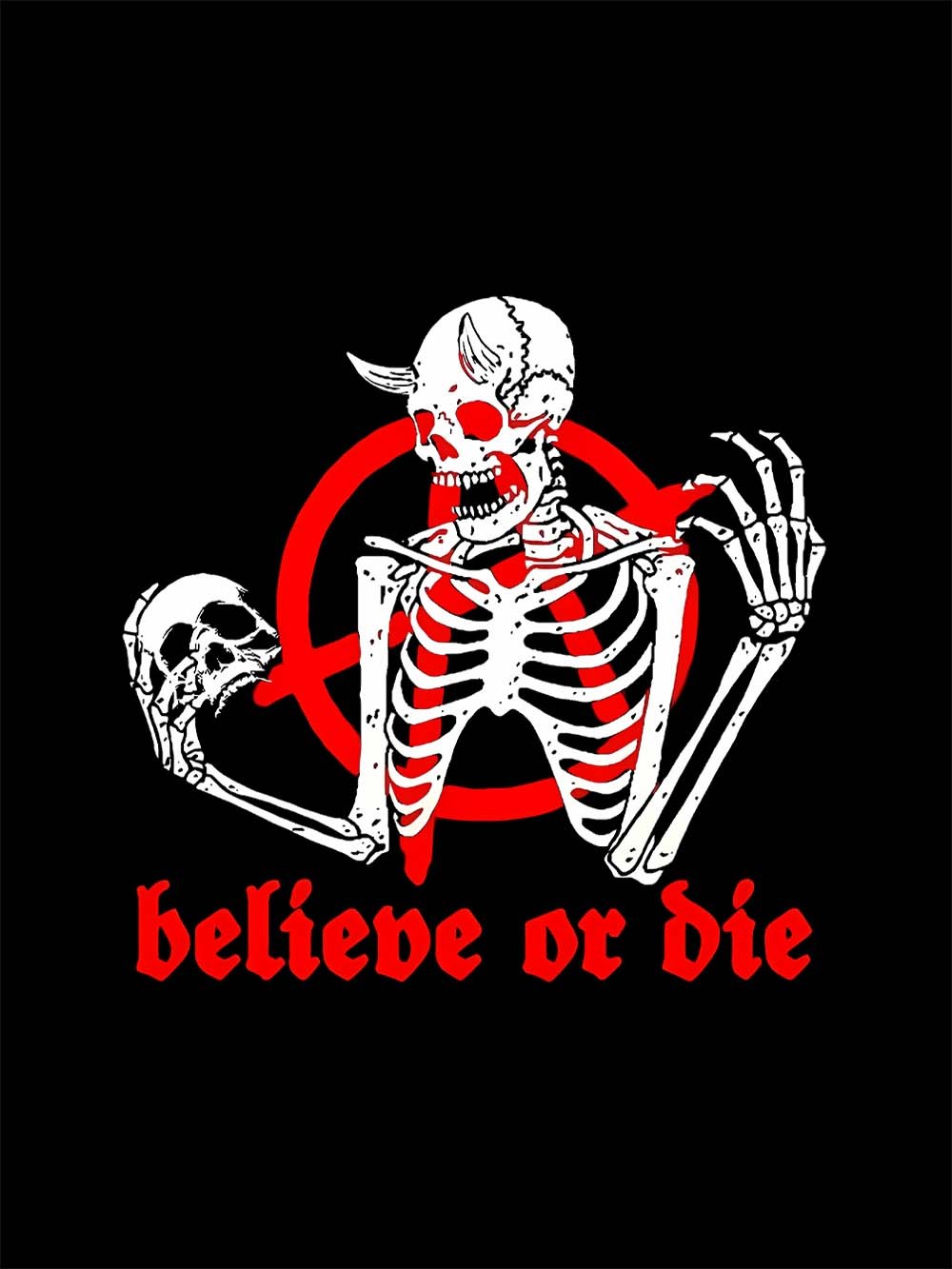 Believe Or Die Washed Tshirt