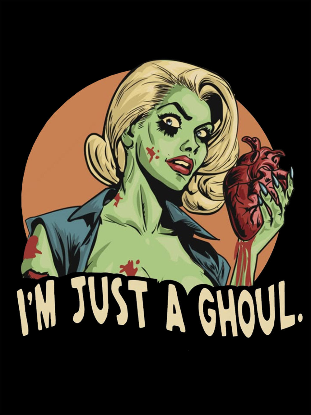 I'm Just A Ghoul Washed Tshirt