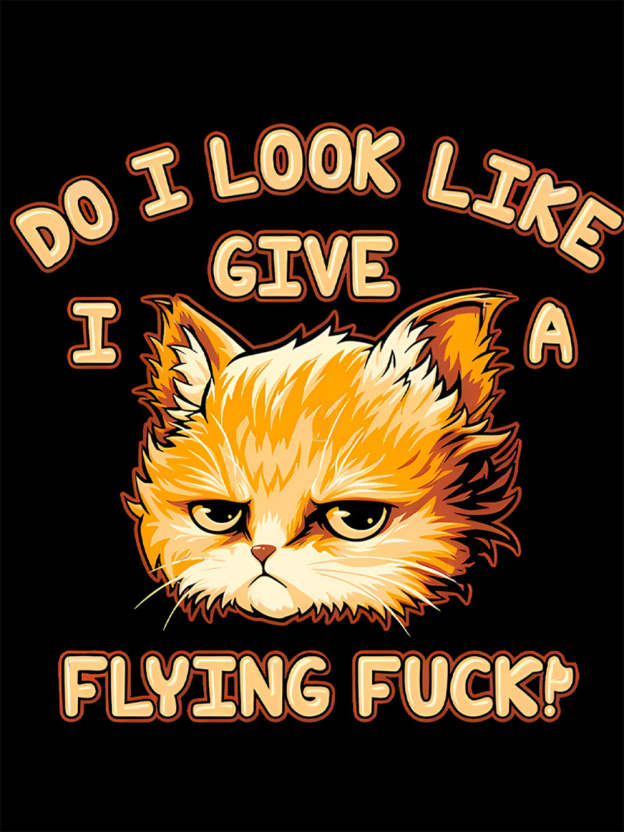 Do I Look Like I Give A Flying F*Ck! Washed Tshirt