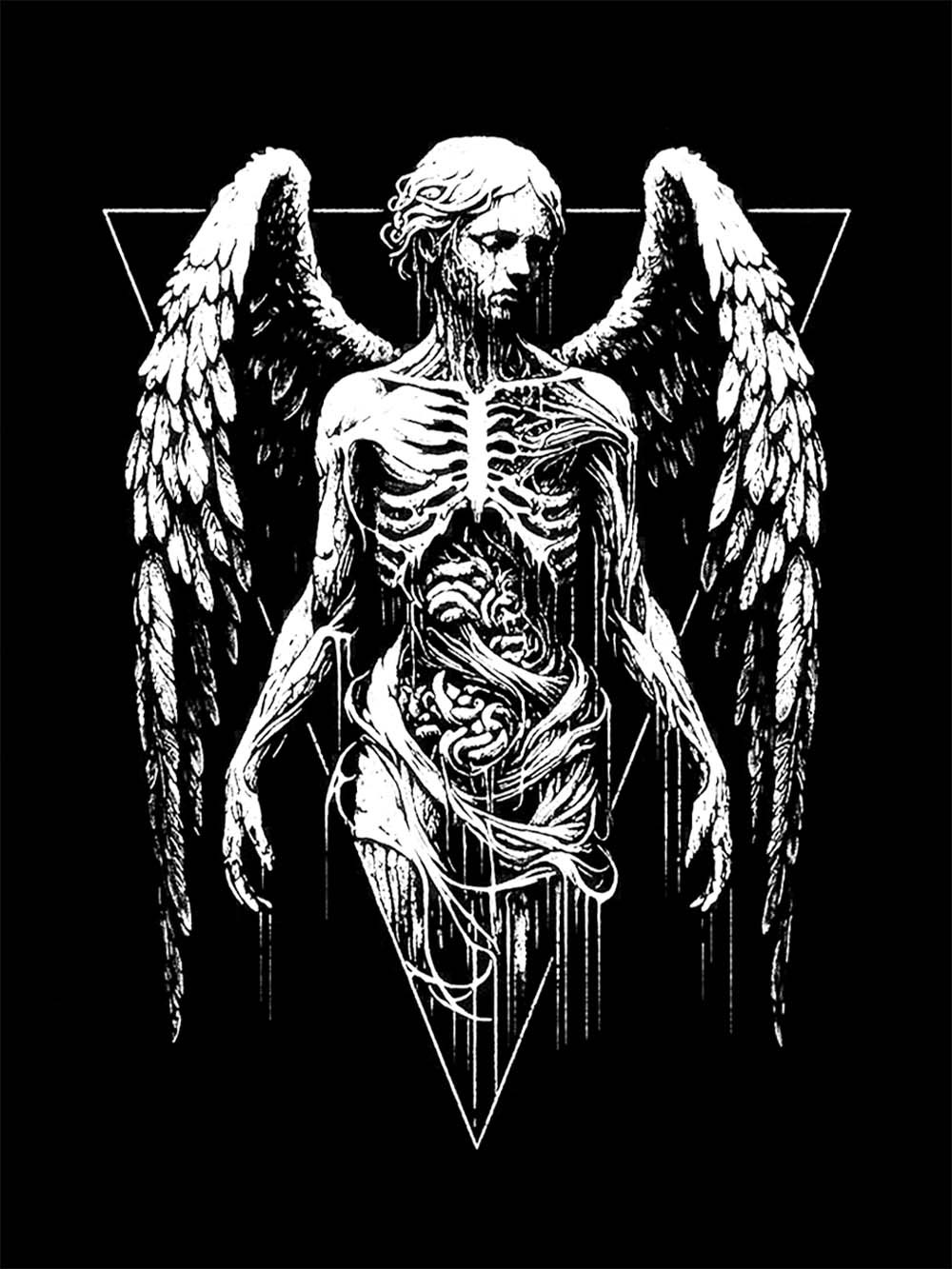 Deathly Angel Washed Tshirt