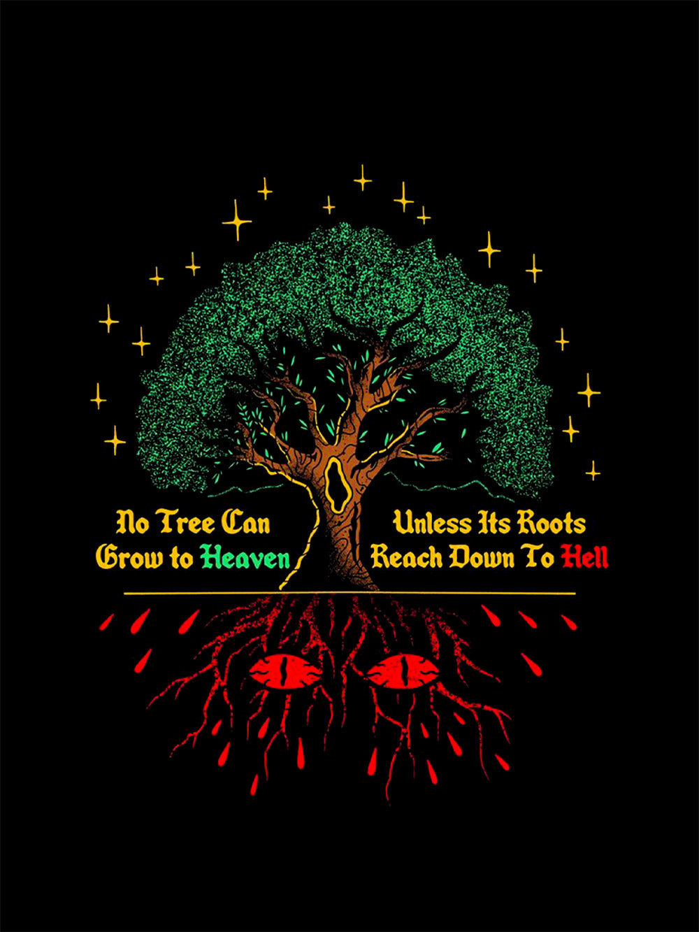 Tree Of Duality Washed Tshirt