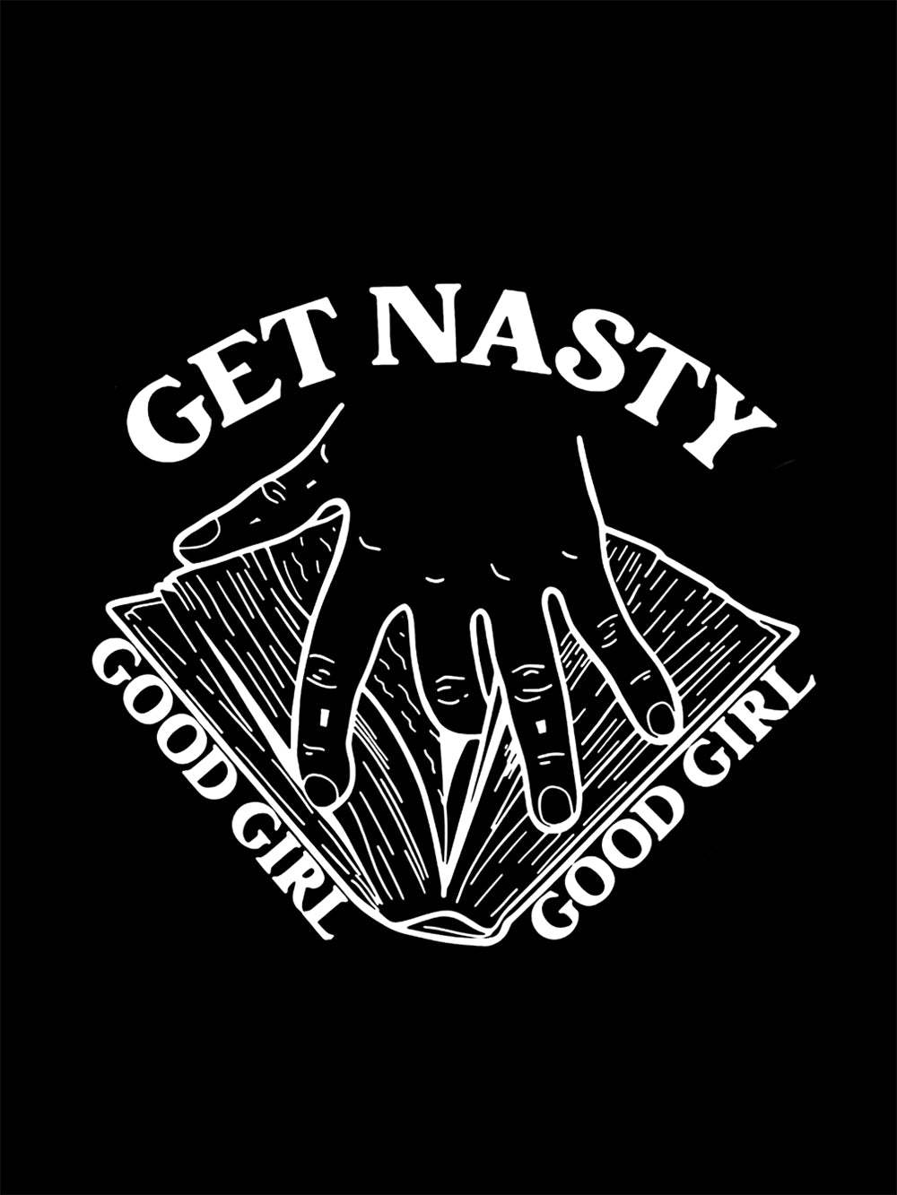 Get Nasty Good Girl Washed Tshirt