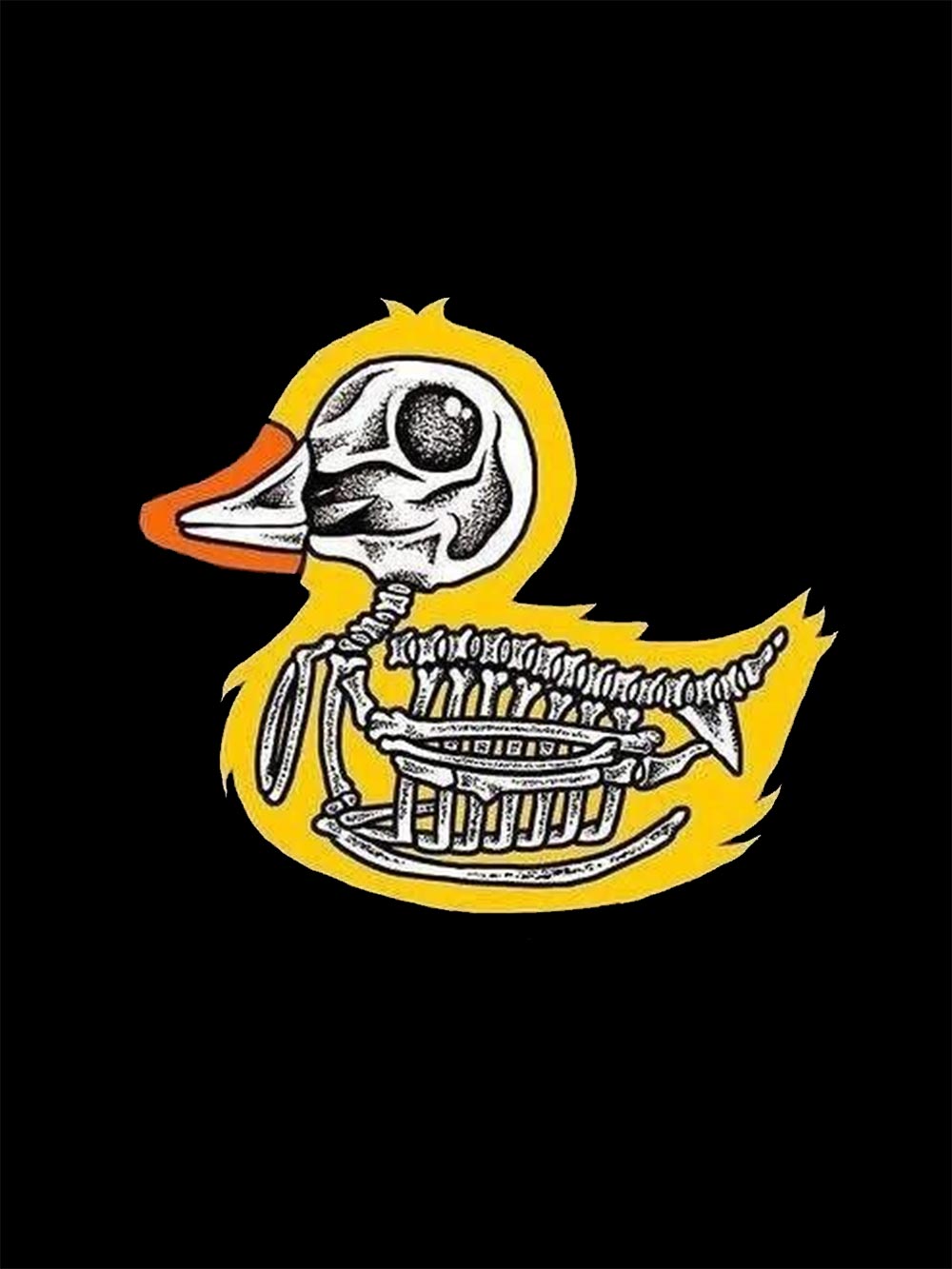 Skeleton Duck Washed Tshirt