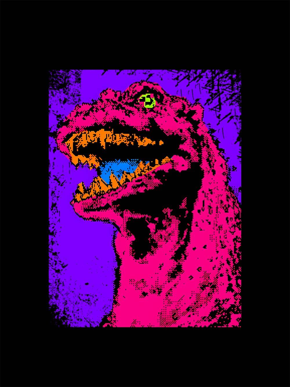 Neon Roar Washed Tshirt