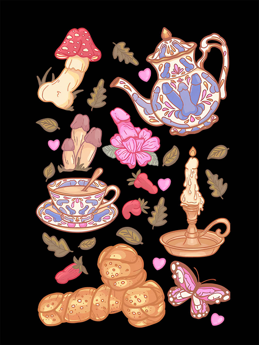 Delicious Afternoon Tea Washed Tshirt