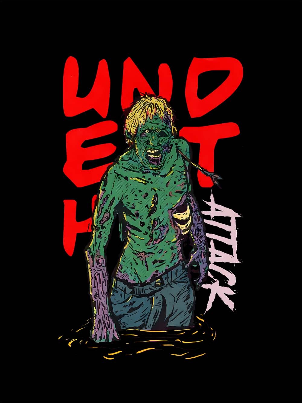 Under Attack Washed Tshirt