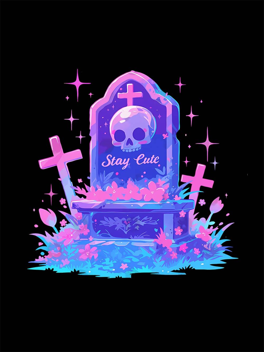 Stay Cute Forever Washed Tshirt