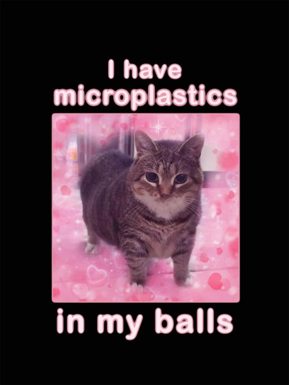 I Have Microplastice In My Balls Washed Tshirt