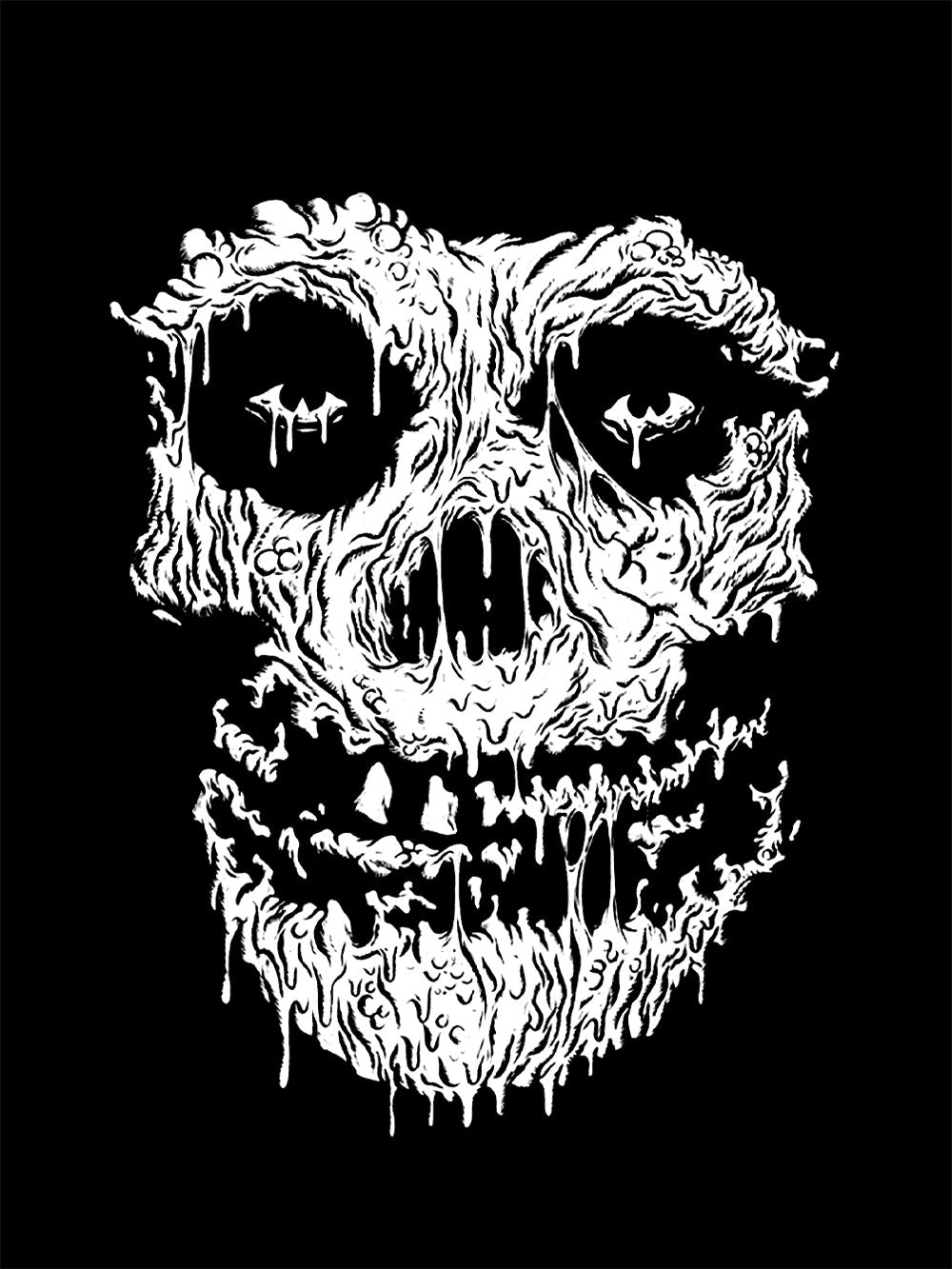 Dissolving Skull Washed Tshirt