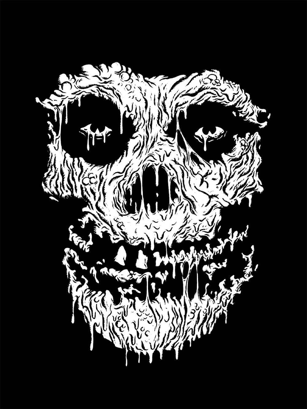 Dissolving Skull Washed Tshirt