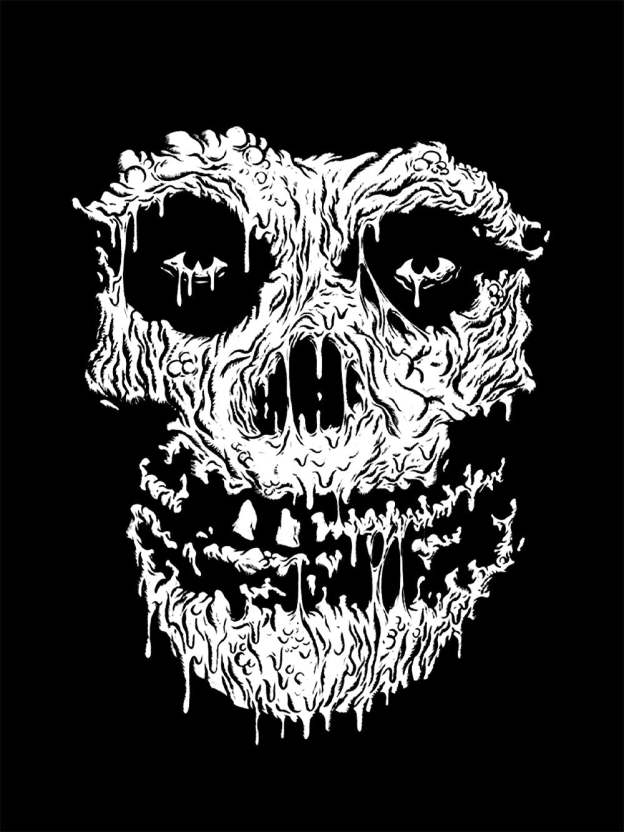 Dissolving Skull Washed Tshirt