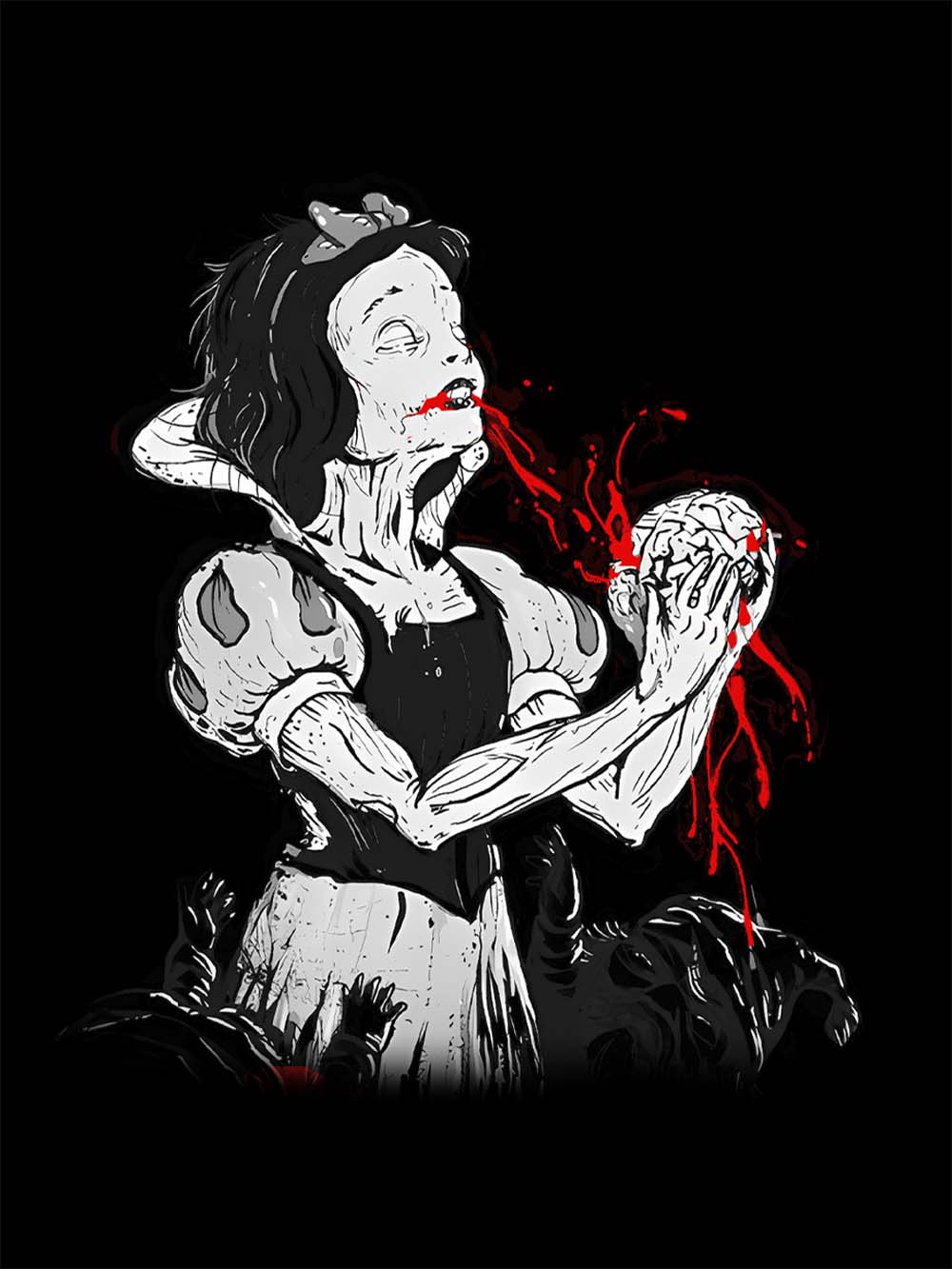 Eating Brains Washed Tshirt