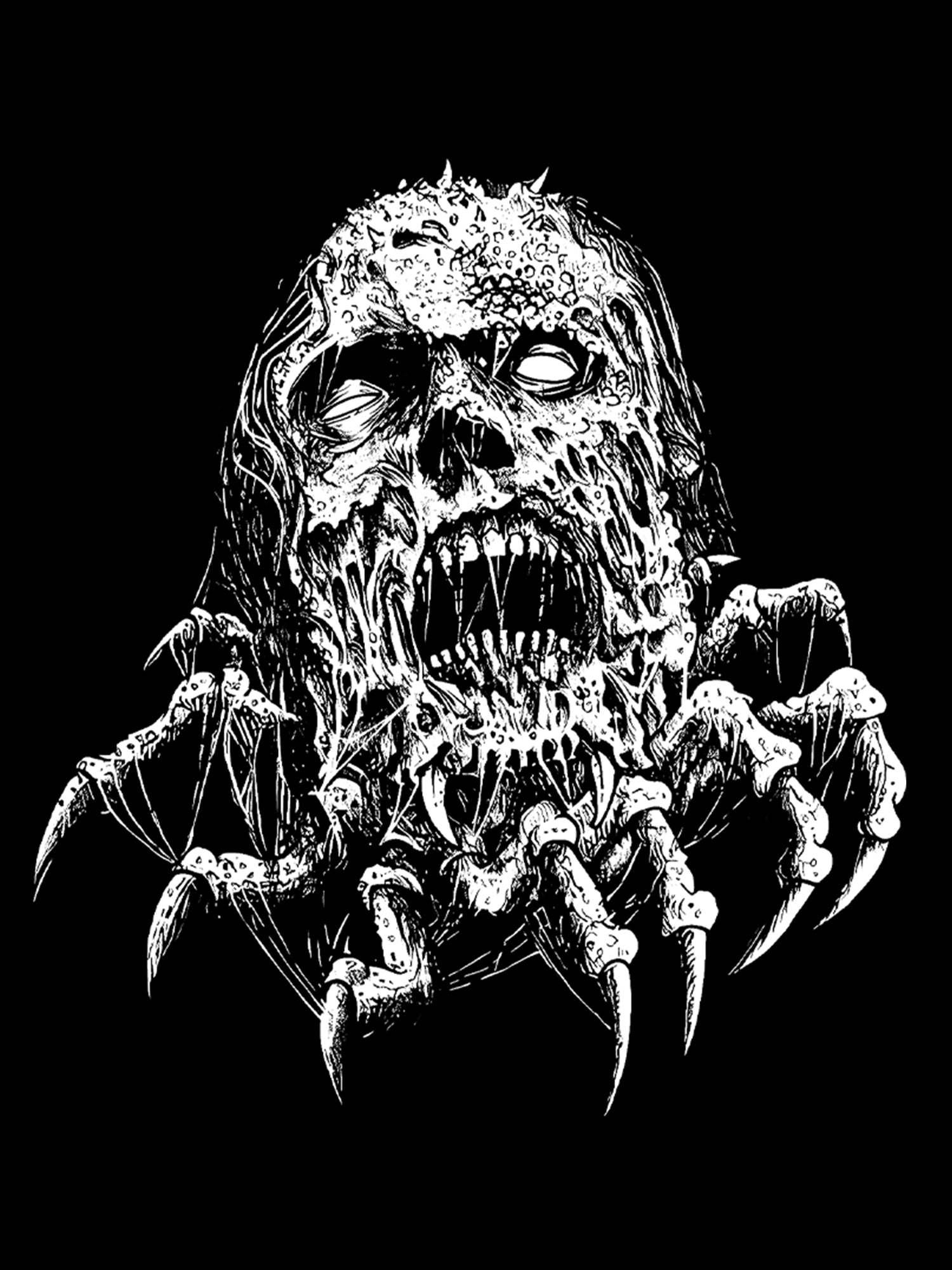 TERROR FROM THE ABYSS WASHED TSHIRT