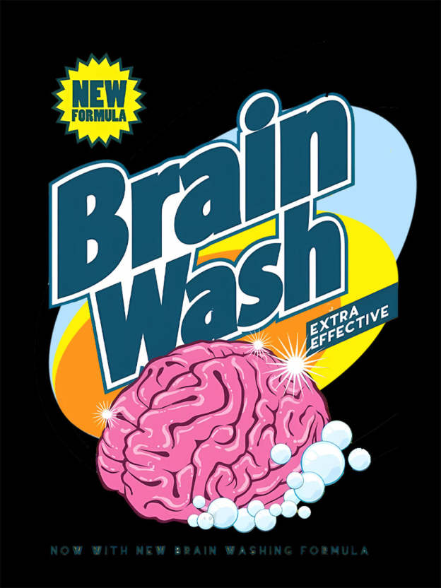 Brain Wash Washed Tshirt