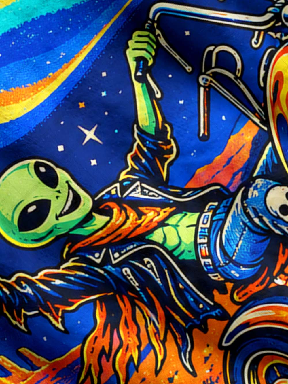 ALIEN BIKER UGLY CARDIGAN SWEATERS