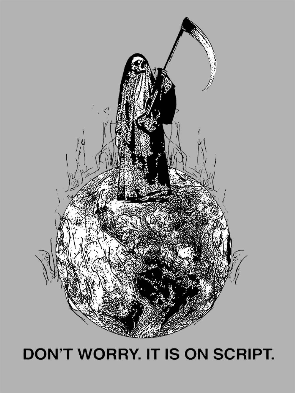 Don't Worry. It Is On Script Washed Tshirt