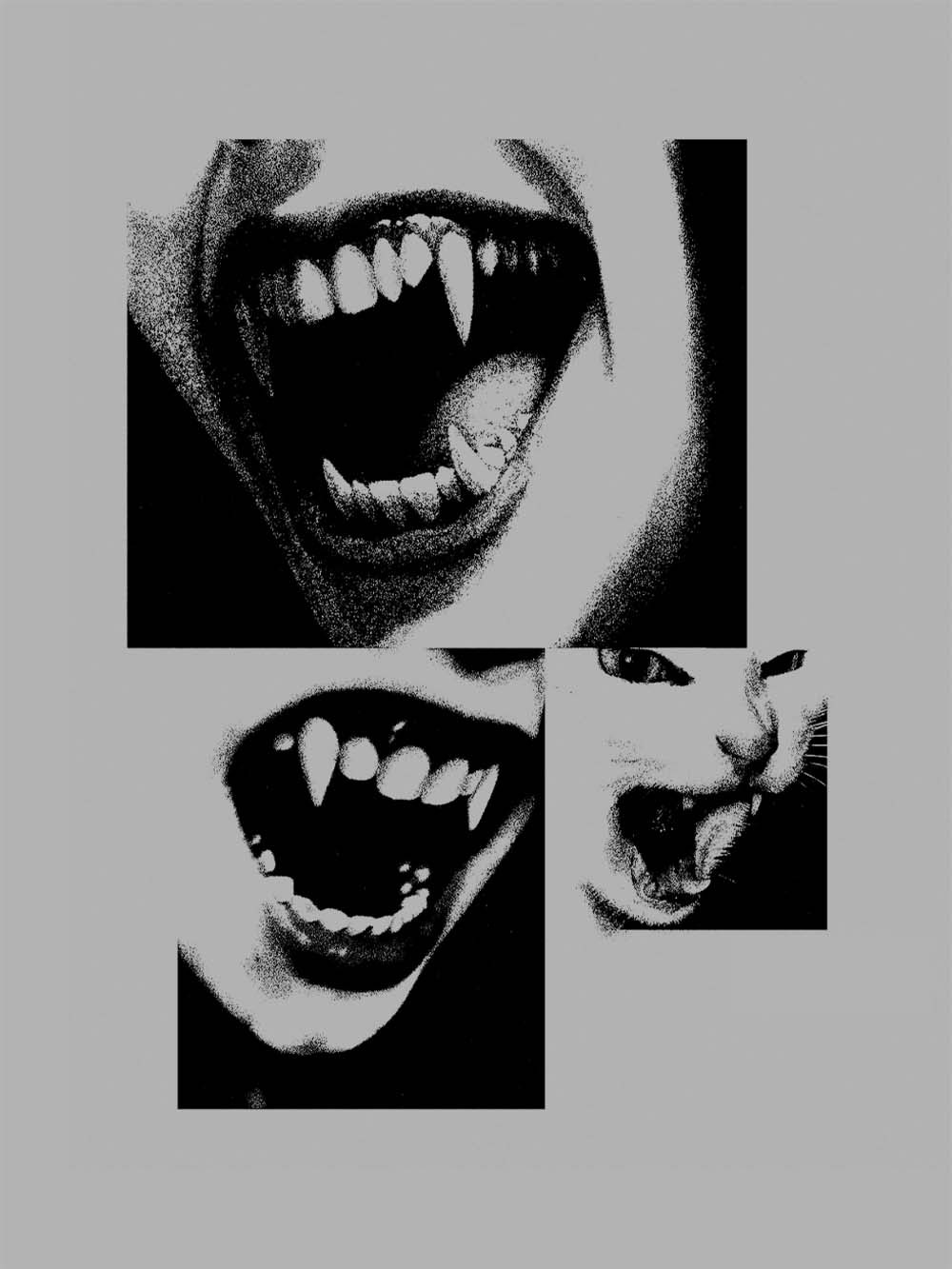 Fangs And Fury Washed Tshirt