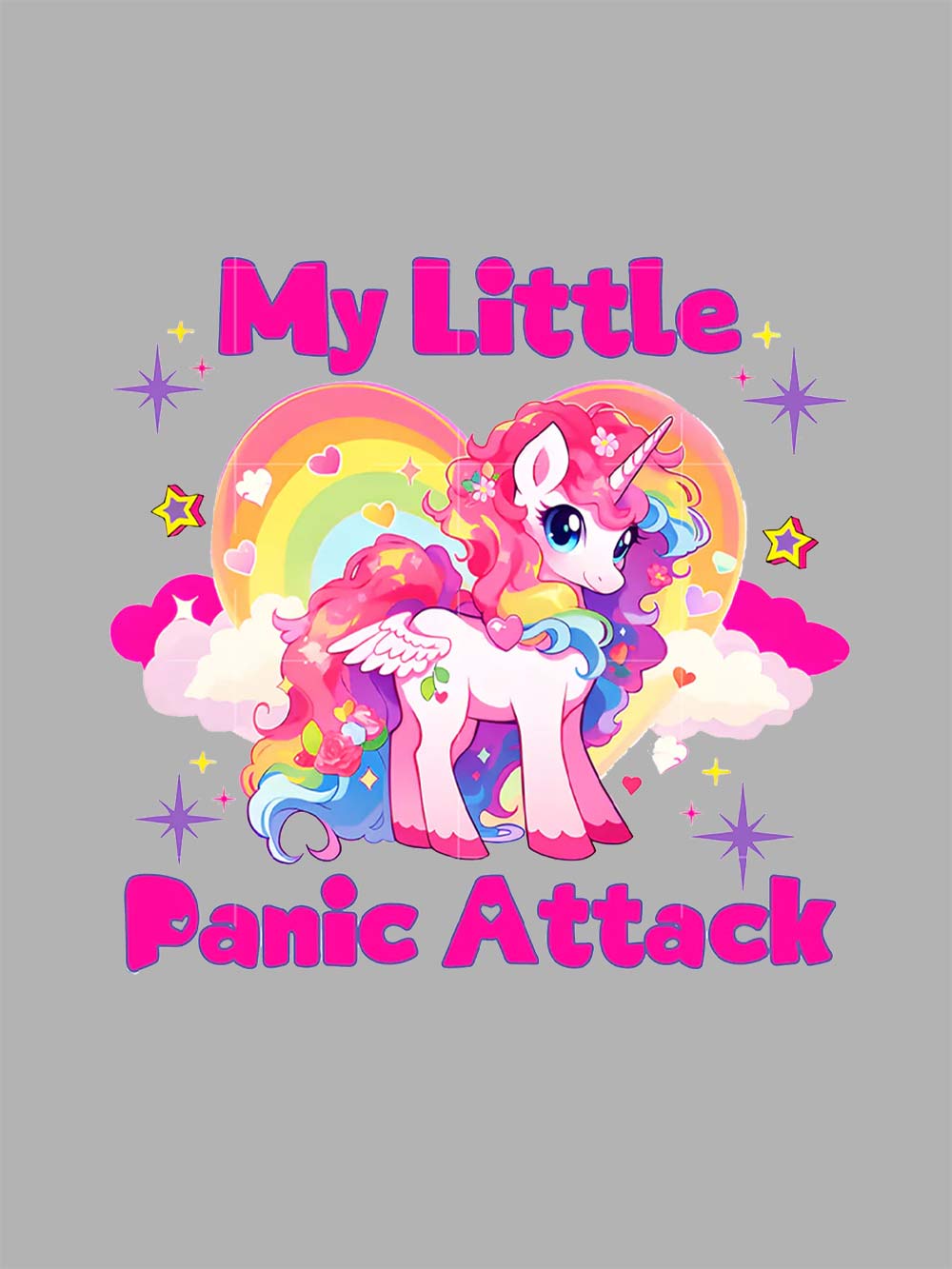 My Little Panic Attack Washed Tshirt