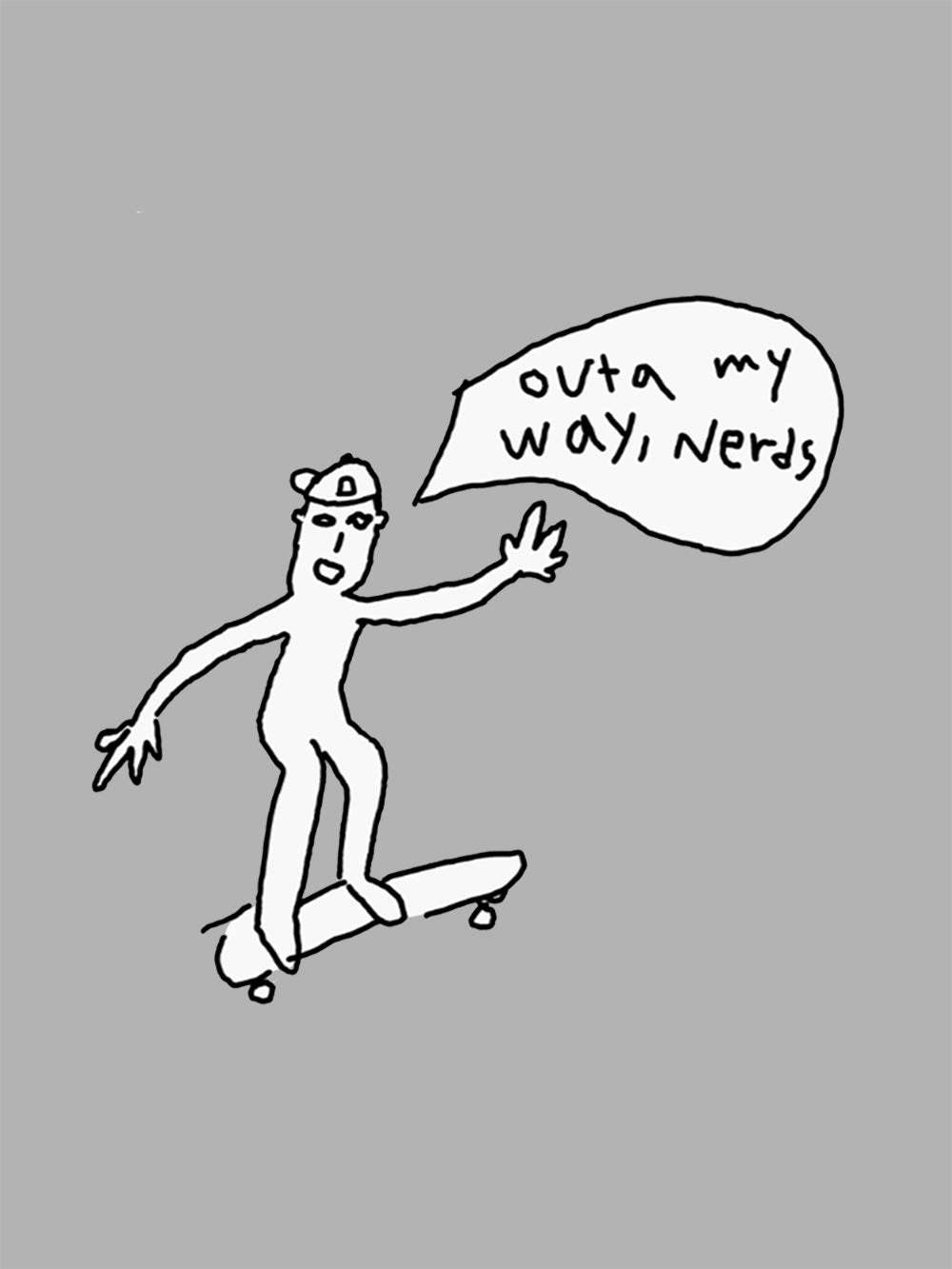 Outa My Way, Nerds Washed Tshirt