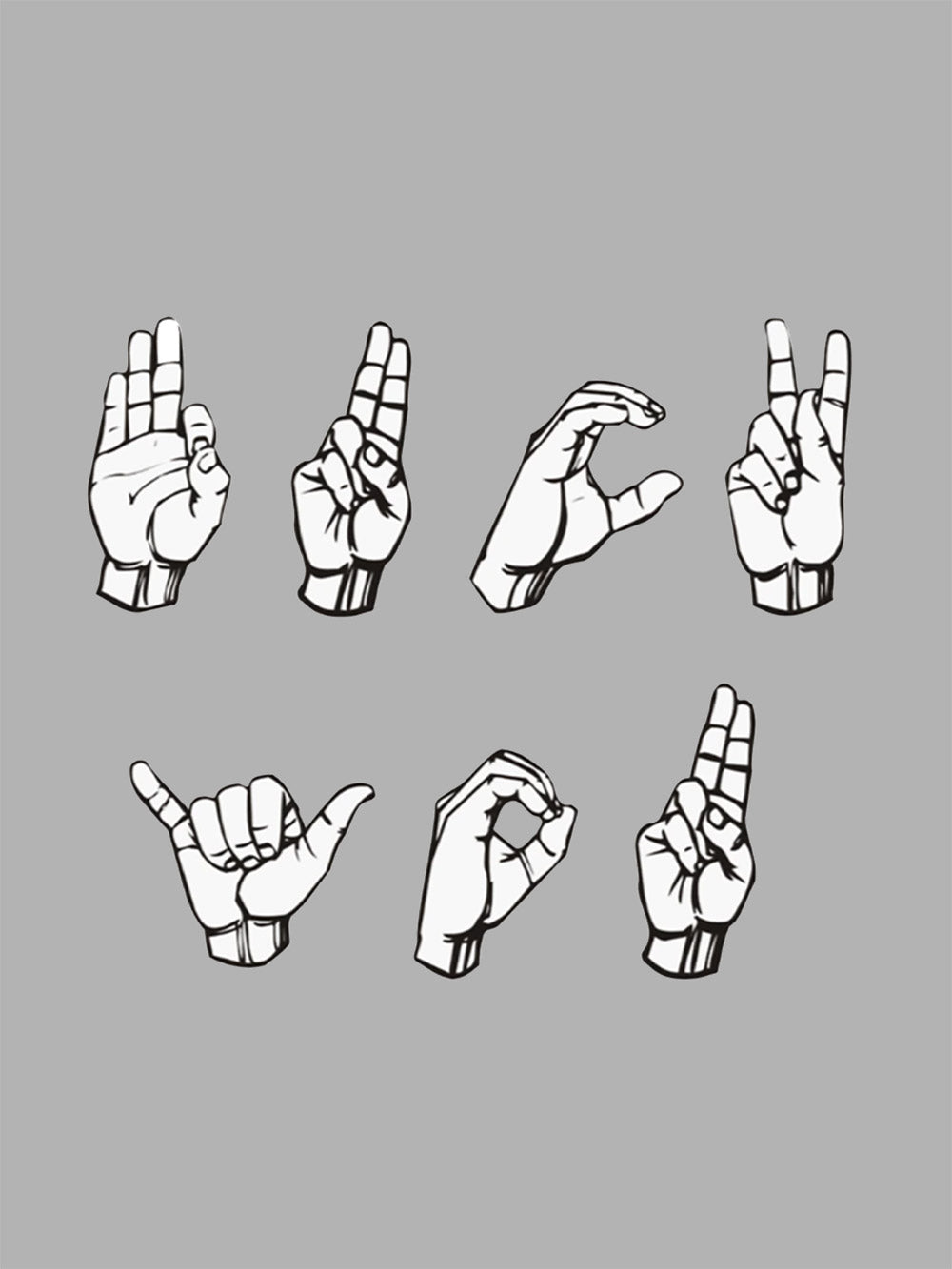 F*Ck You In Sign Language Rude Washed Tshirt